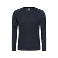 Navy - Front - Mountain Warehouse Mens Talus Round Neck Long-Sleeved Thermal Top