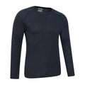 Navy - Back - Mountain Warehouse Mens Talus Round Neck Long-Sleeved Thermal Top