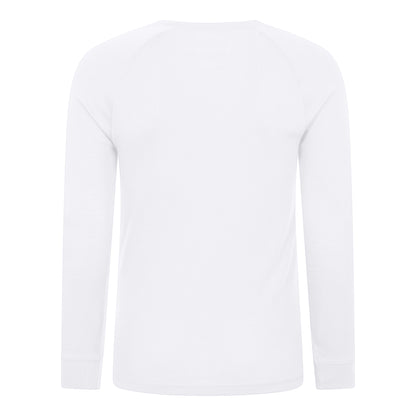 White - Back - Mountain Warehouse Mens Talus Round Neck Long-Sleeved Thermal Top