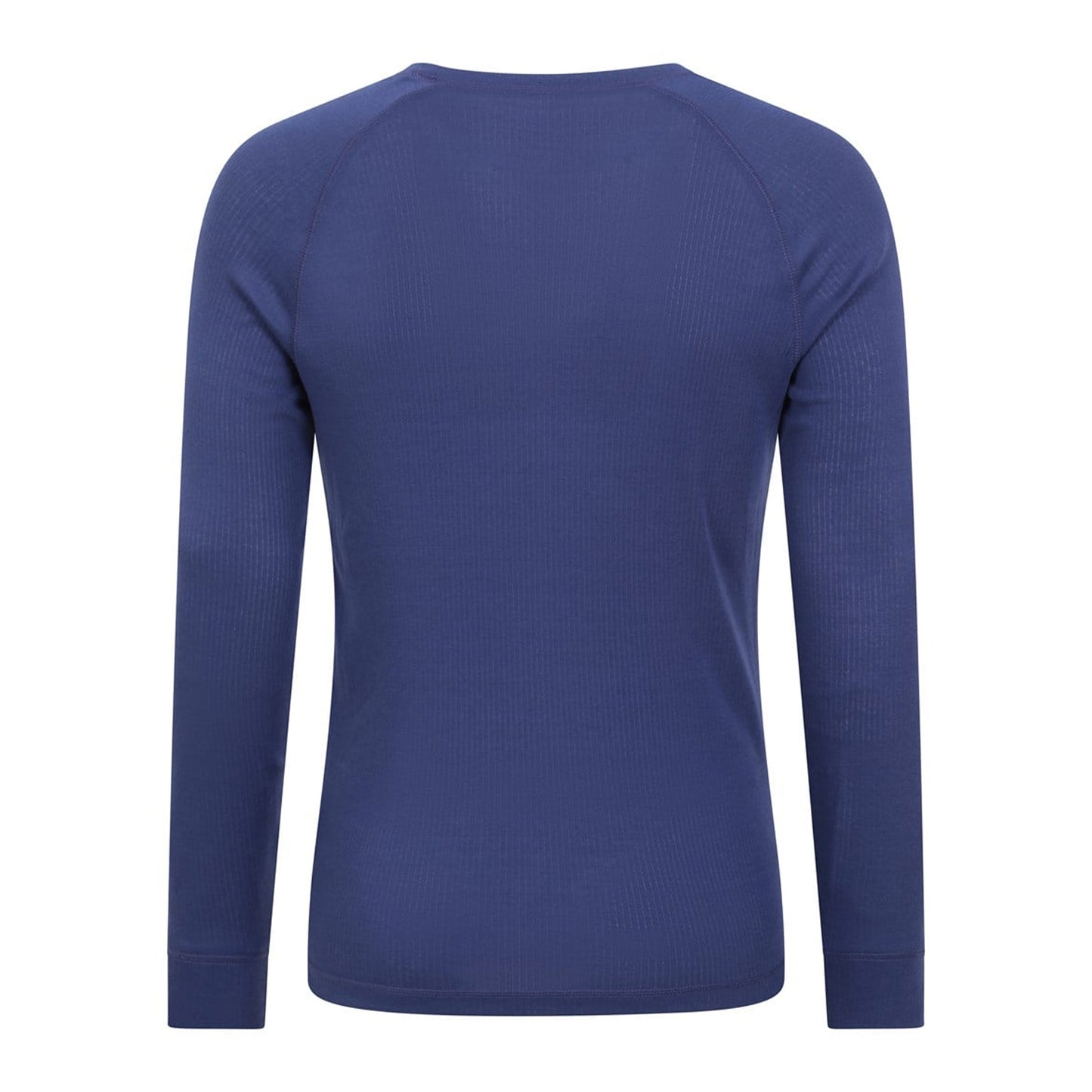 Dark Blue - Side - Mountain Warehouse Mens Talus Round Neck Long-Sleeved Thermal Top
