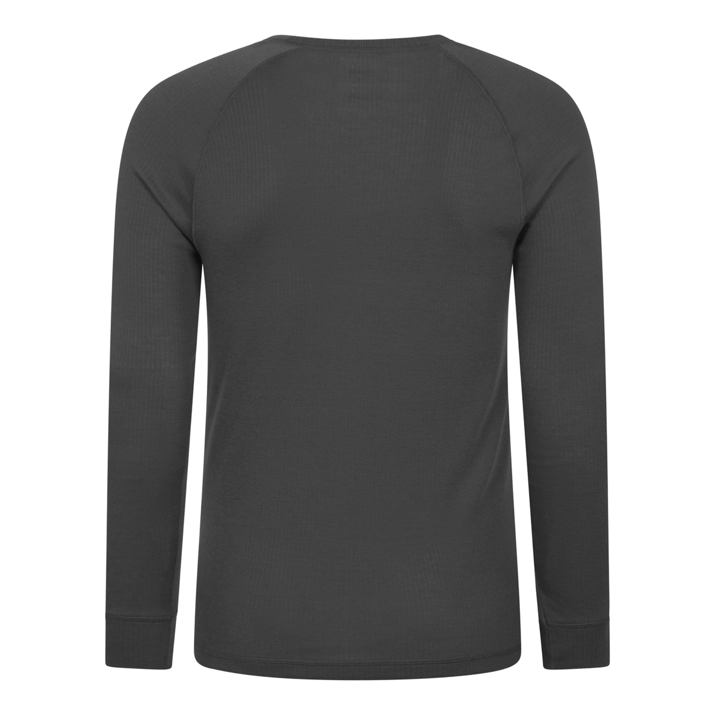 Charcoal - Back - Mountain Warehouse Mens Talus Round Neck Long-Sleeved Thermal Top