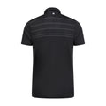 Black - Back - Mountain Warehouse Mens Away IsoCool Polo Shirt