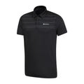 Black - Lifestyle - Mountain Warehouse Mens Away IsoCool Polo Shirt