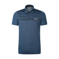 Blue - Front - Mountain Warehouse Mens Away IsoCool Polo Shirt