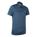 Blue - Lifestyle - Mountain Warehouse Mens Away IsoCool Polo Shirt