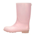 Pale Pink - Lifestyle - Mountain Warehouse Childrens-Kids Plain Wellington Boots