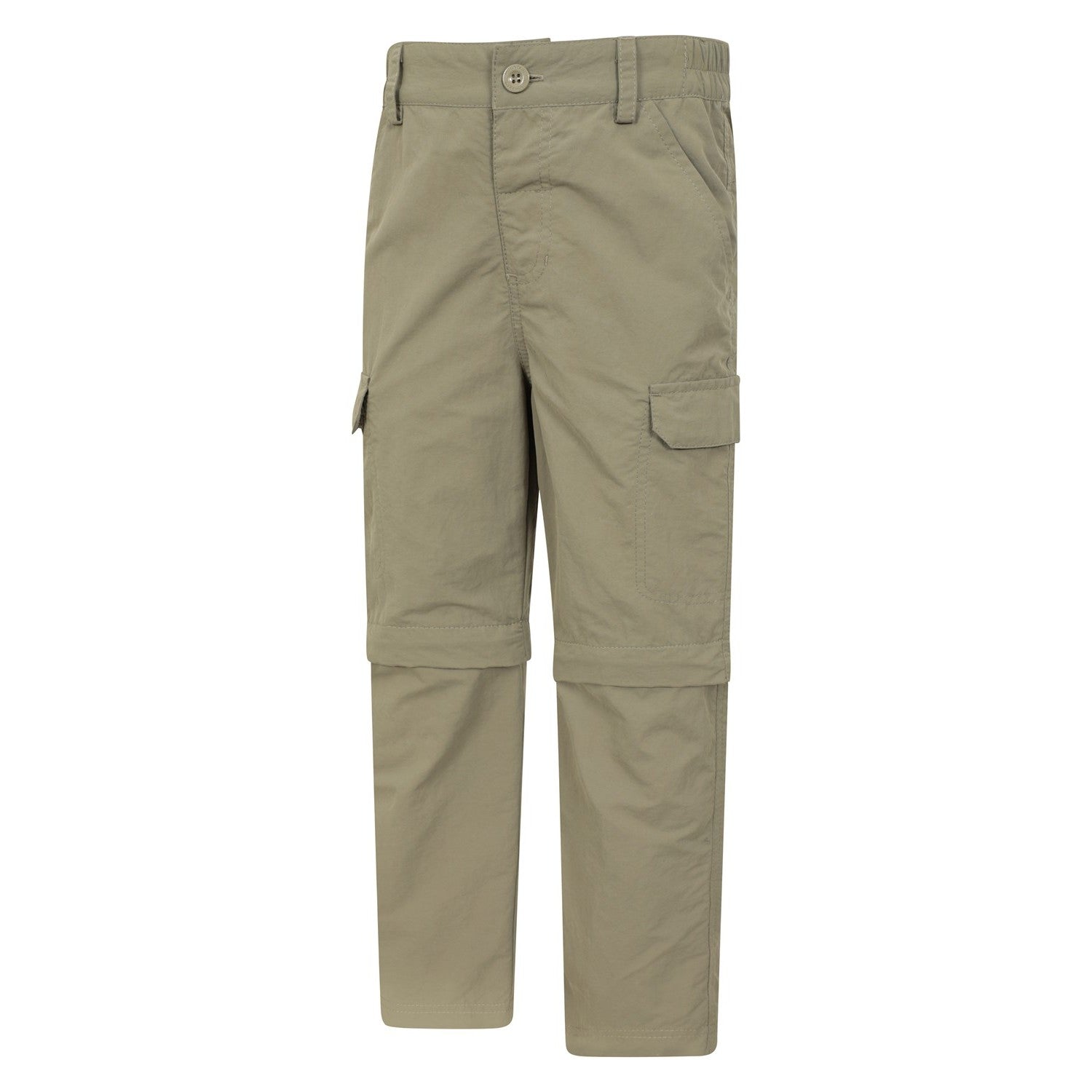 Beige - Lifestyle - Mountain Warehouse Childrens-Kids Navigator Anti-Mosquito Zip-Off Hiking Trousers