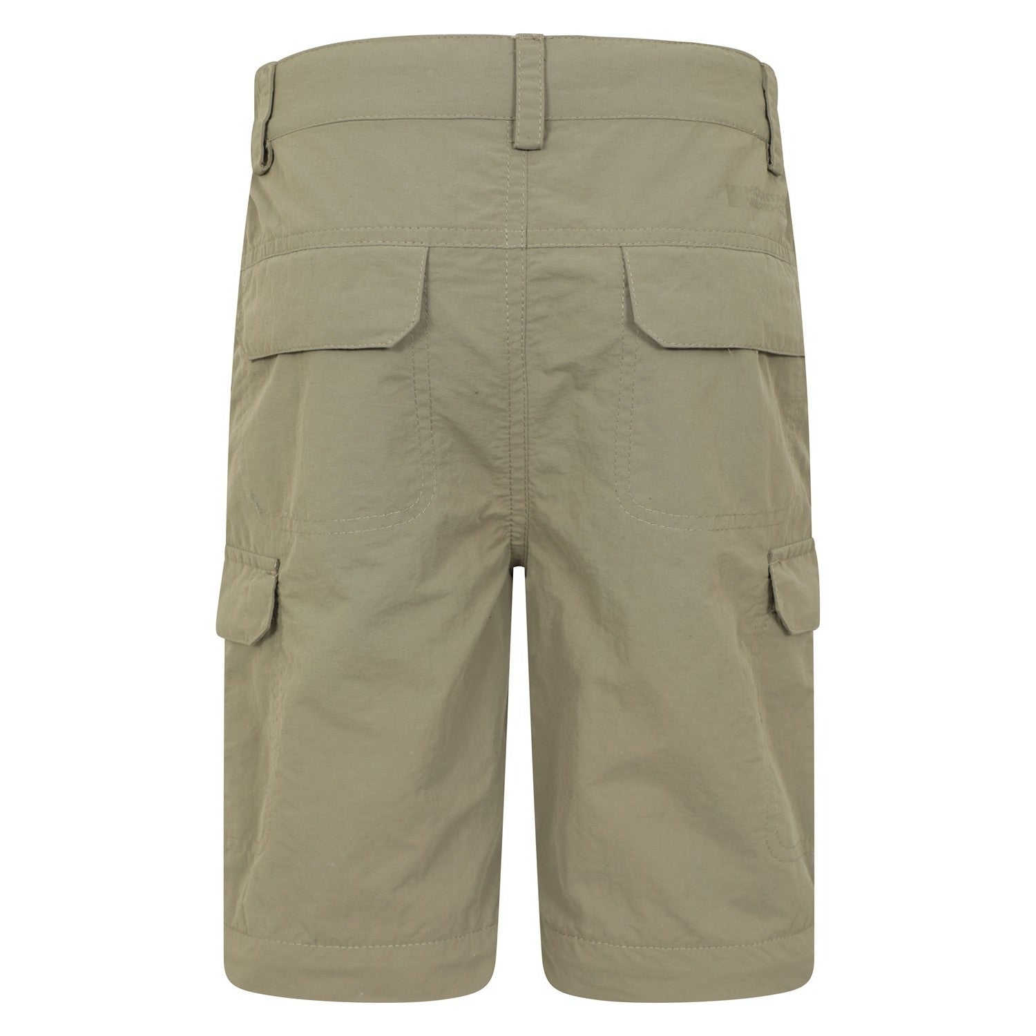 Beige - Close up - Mountain Warehouse Childrens-Kids Navigator Anti-Mosquito Zip-Off Hiking Trousers