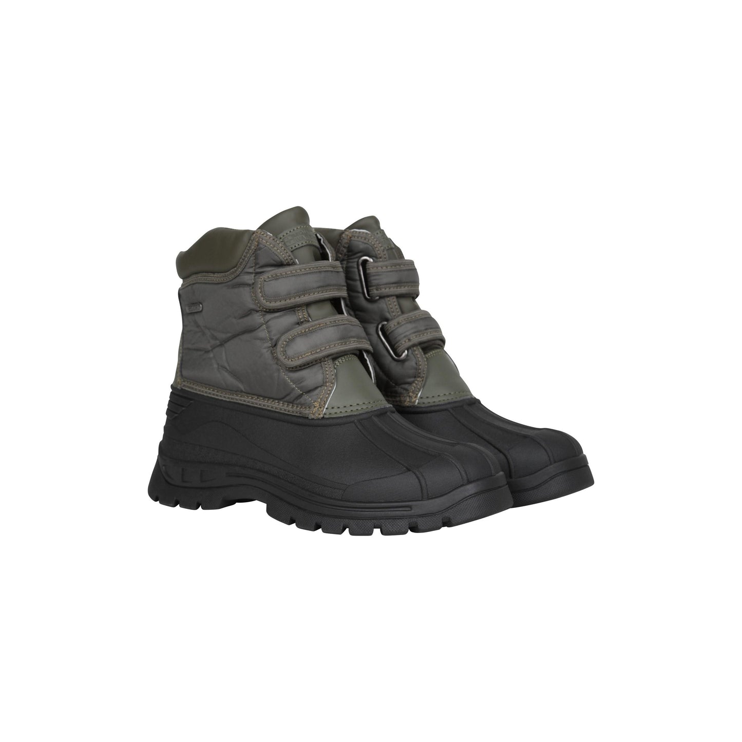 Khaki Green - Front - Mountain Warehouse Womens-Ladies Grit Wellington Boots