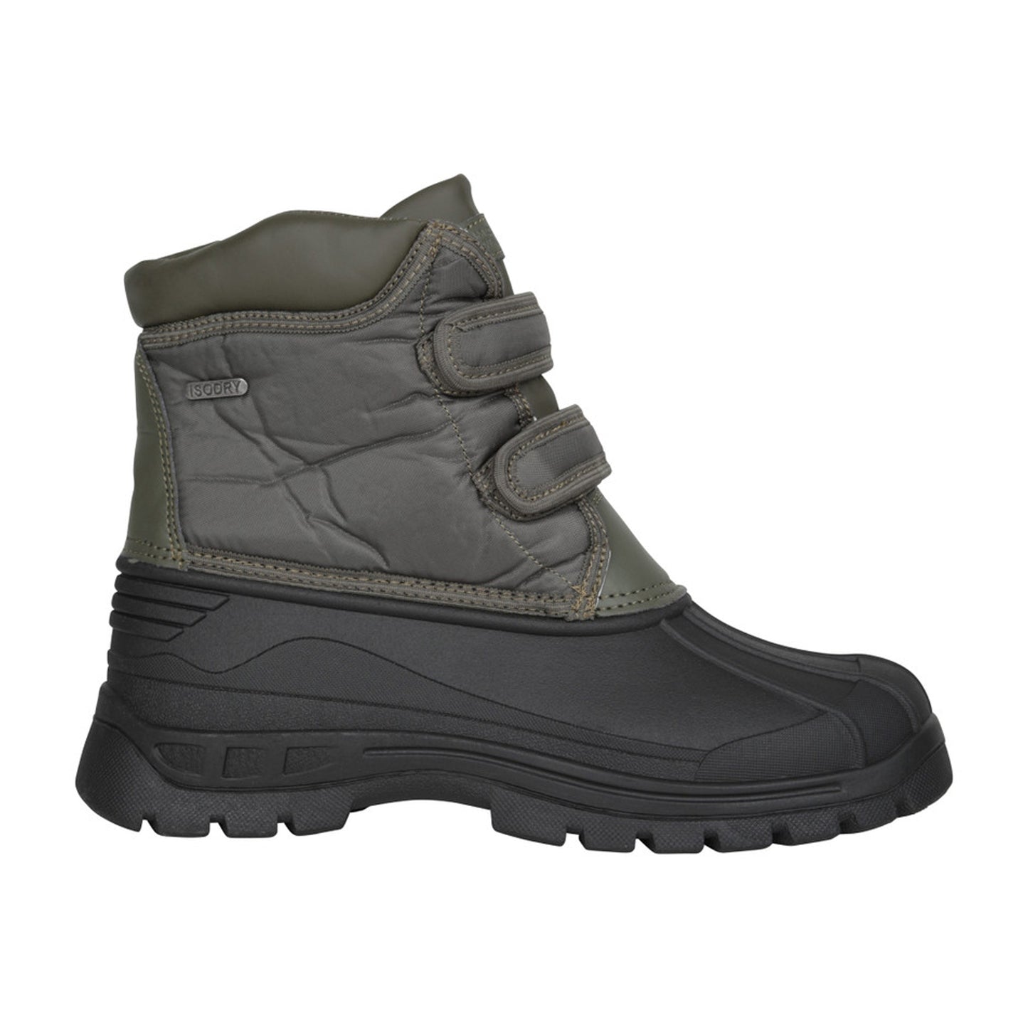 Khaki Green - Side - Mountain Warehouse Womens-Ladies Grit Wellington Boots