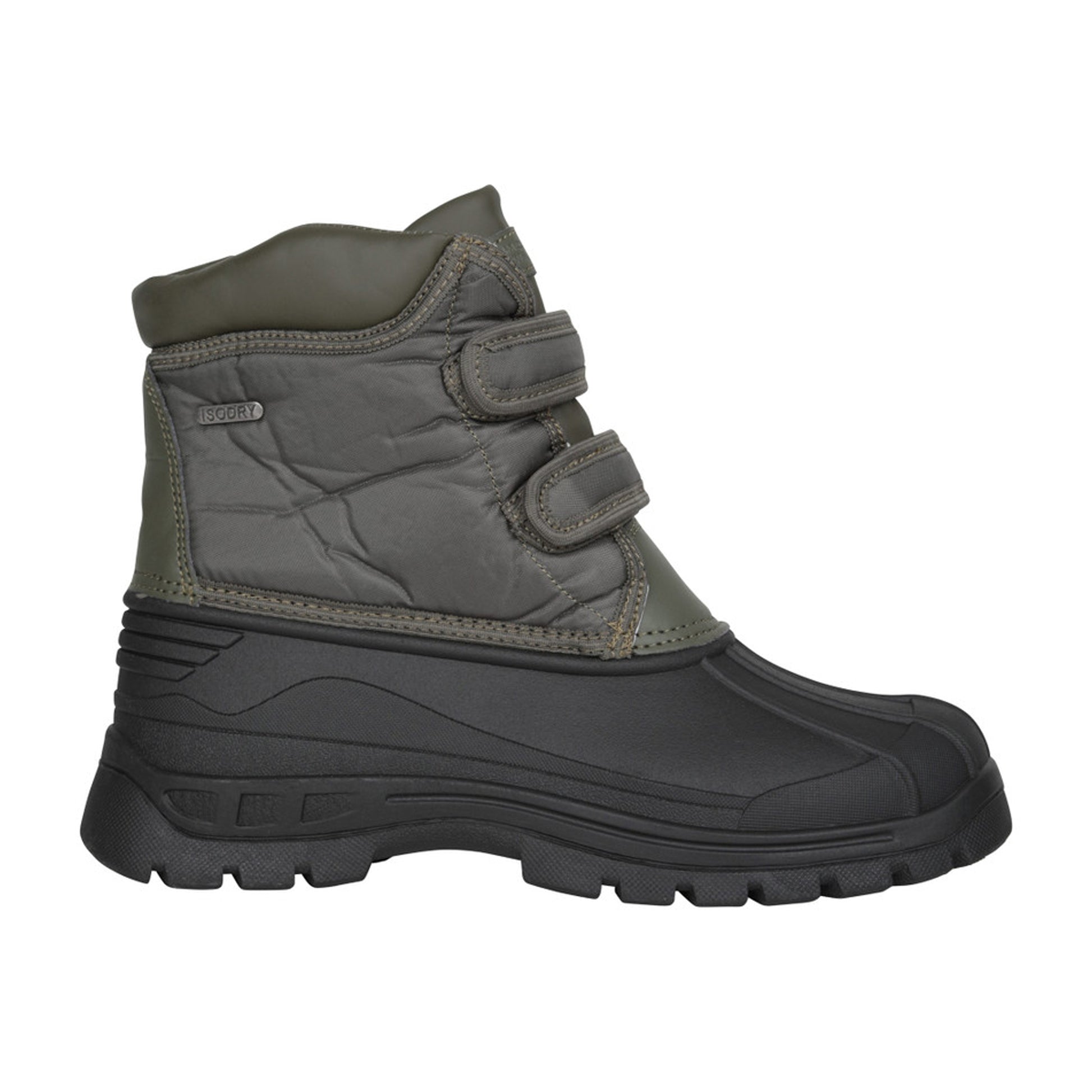 Khaki Green - Side - Mountain Warehouse Womens-Ladies Grit Wellington Boots