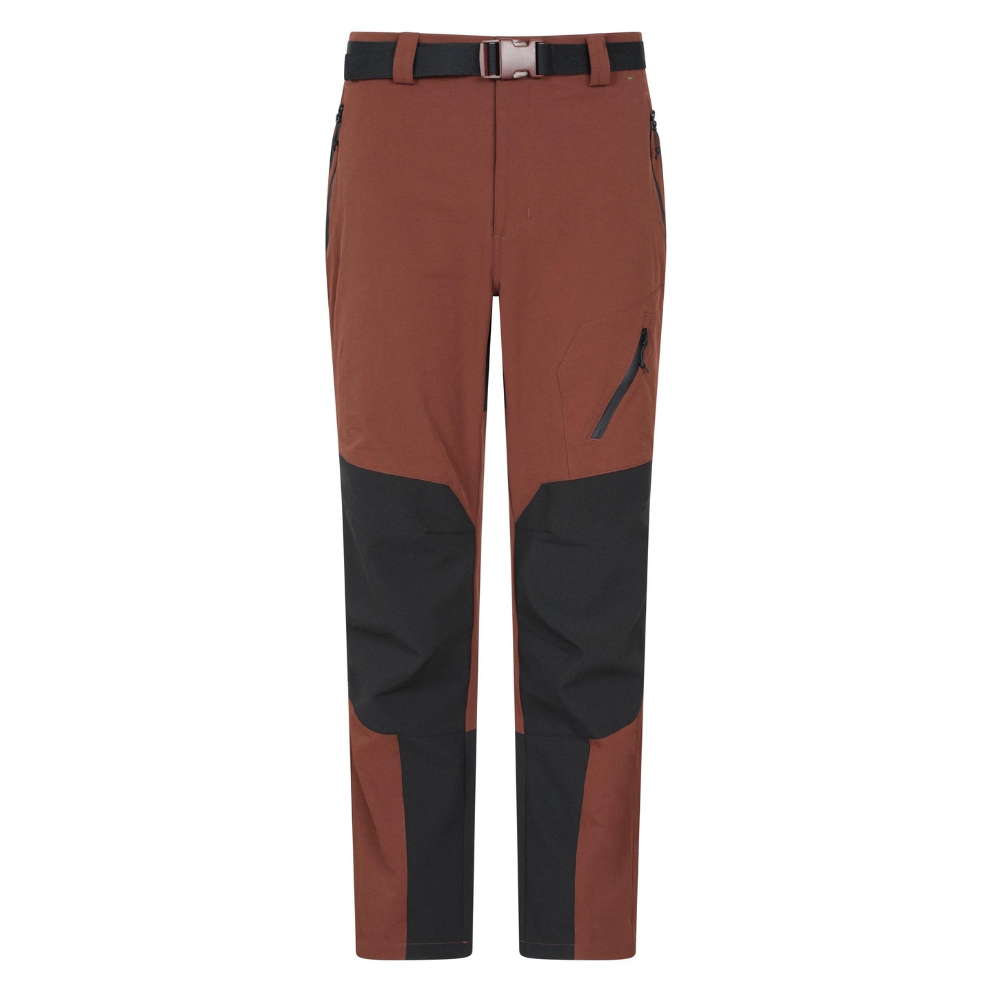 Rust - Front - Mountain Warehouse Mens Forest Water Resistant Hiking Trousers