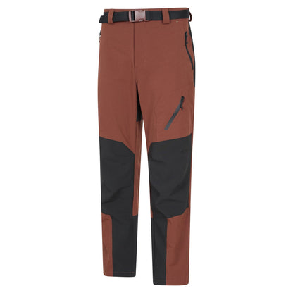 Rust - Lifestyle - Mountain Warehouse Mens Forest Water Resistant Hiking Trousers
