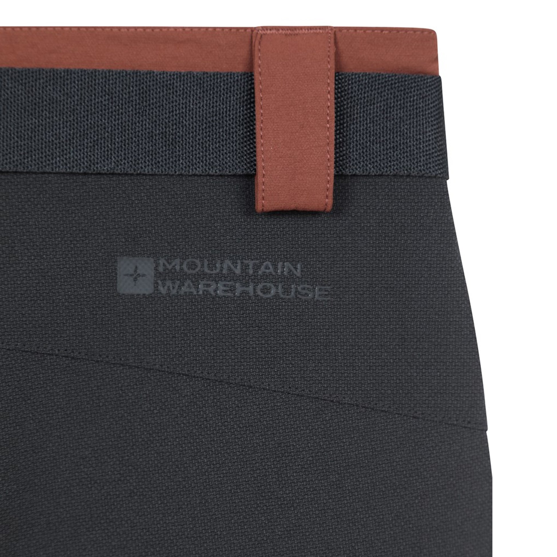 Rust - Pack Shot - Mountain Warehouse Mens Forest Water Resistant Hiking Trousers