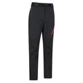 Black - Side - Mountain Warehouse Mens Forest Water Resistant Hiking Trousers