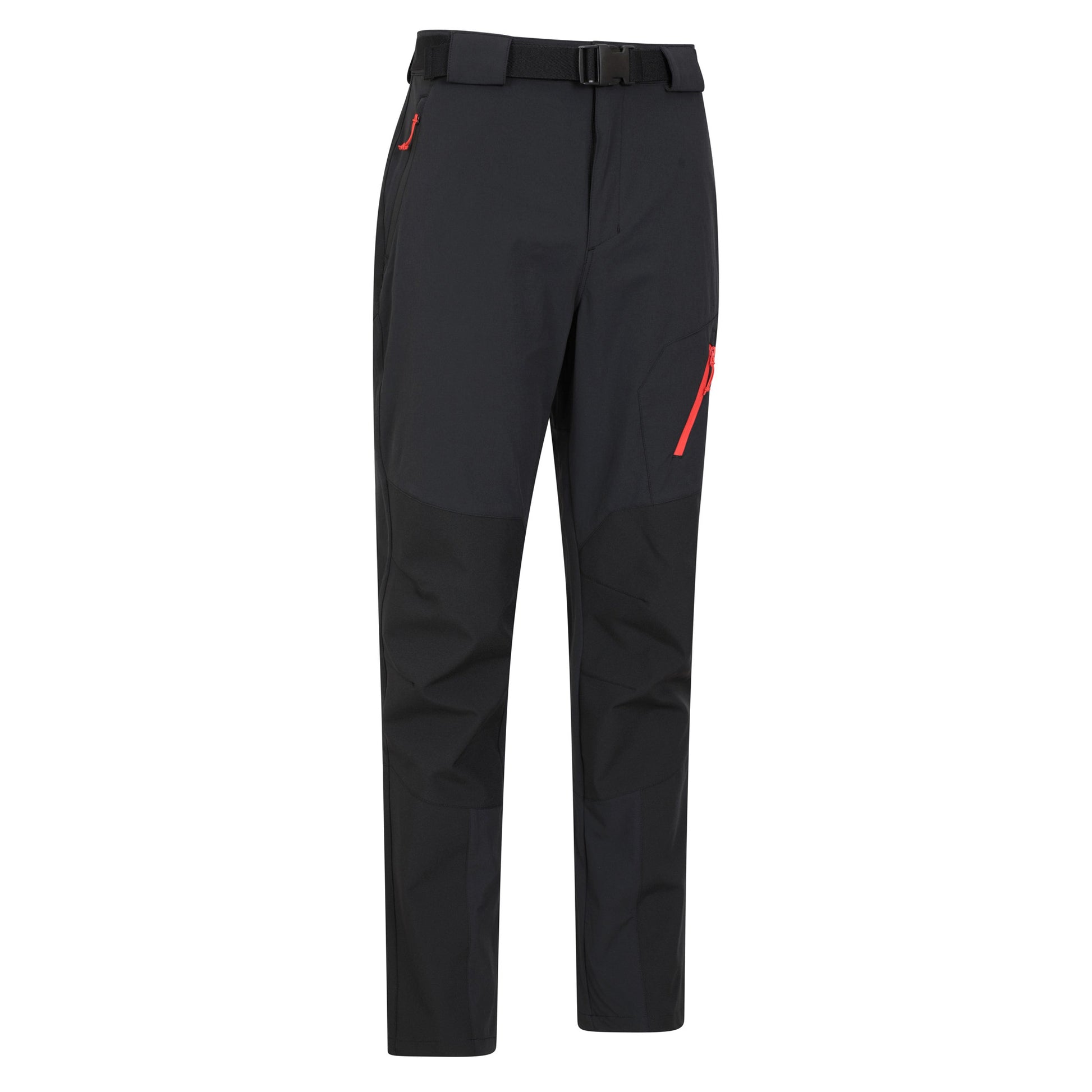 Black - Side - Mountain Warehouse Mens Forest Water Resistant Hiking Trousers