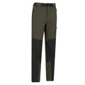 Green - Side - Mountain Warehouse Mens Forest Water Resistant Hiking Trousers