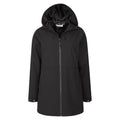 Black - Close up - Mountain Warehouse Womens-Ladies Hilltop Waterproof Jacket