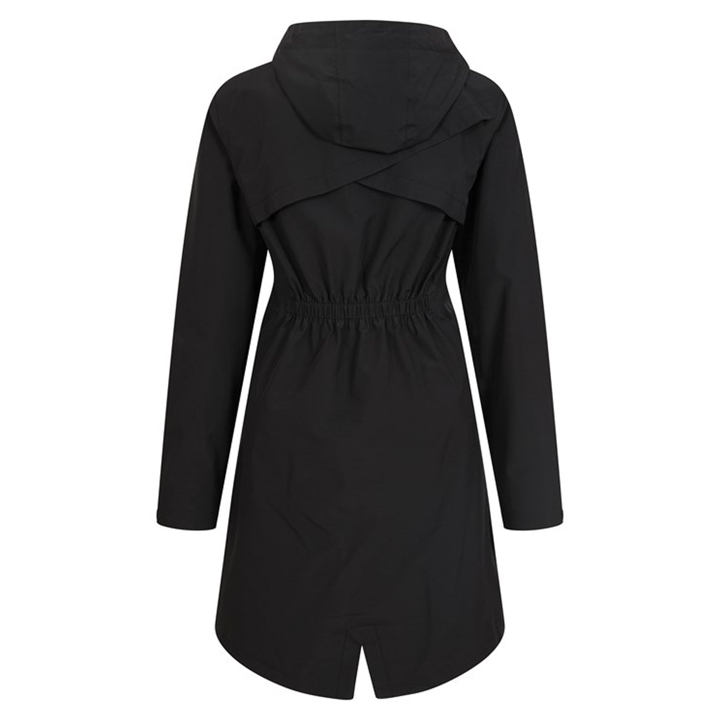 Black - Side - Mountain Warehouse Womens-Ladies Hilltop Lightweight Waterproof Maternity Jacket