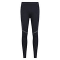 Black - Front - Mountain Warehouse Mens Freestyle Seamless Base Layer Bottoms