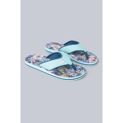 Mint - Front - Animal Childrens-Kids Swish Recycled Flip Flops