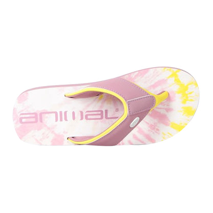 Fuchsia - Lifestyle - Animal Childrens-Kids Swish Recycled Flip Flops