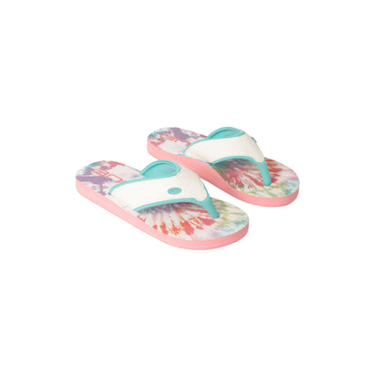 White - Front - Animal Childrens-Kids Swish Recycled Flip Flops