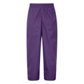 Purple - Front - Mountain Warehouse Childrens-Kids Pakka Waterproof Over Trousers