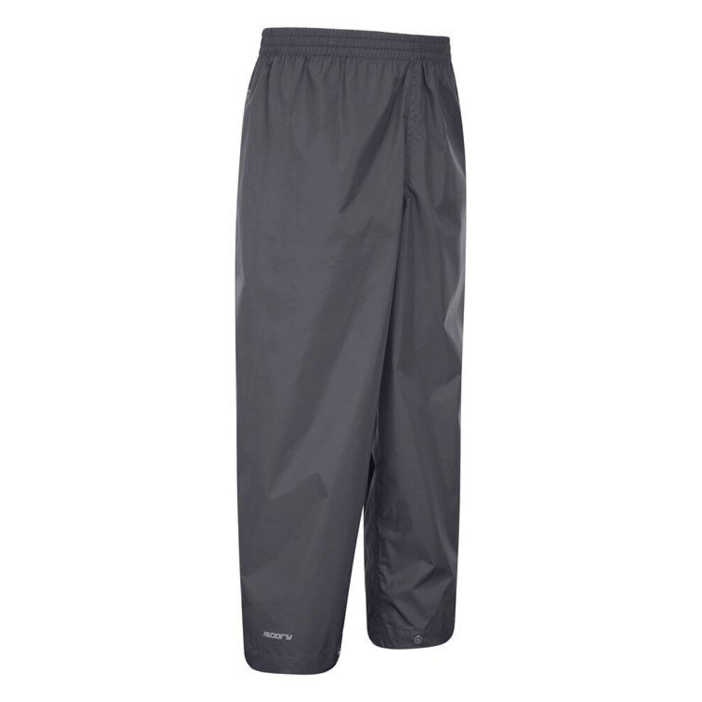 Black - Back - Mountain Warehouse Childrens-Kids Pakka Waterproof Over Trousers