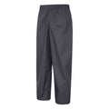 Black - Side - Mountain Warehouse Childrens-Kids Pakka Waterproof Over Trousers