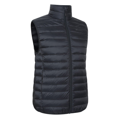 Jet Black - Side - Mountain Warehouse Mens Featherweight II Gilet