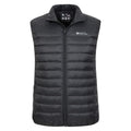 Black - Pack Shot - Mountain Warehouse Mens Featherweight II Gilet