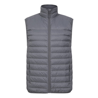 Grey - Front - Mountain Warehouse Mens Featherweight II Gilet