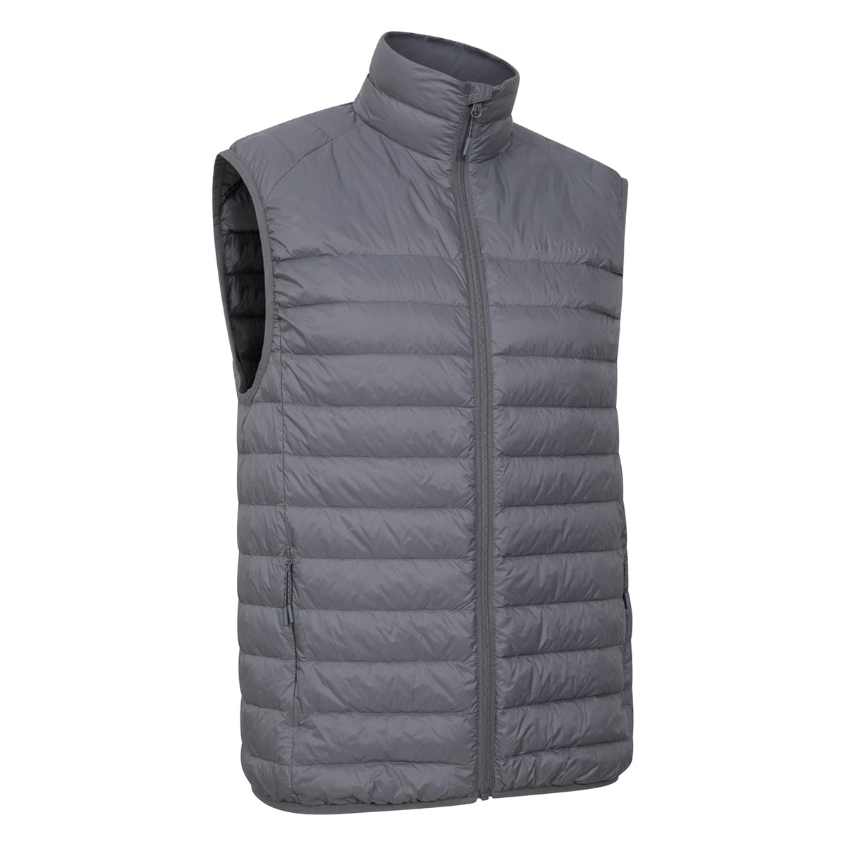 Grey - Side - Mountain Warehouse Mens Featherweight II Gilet