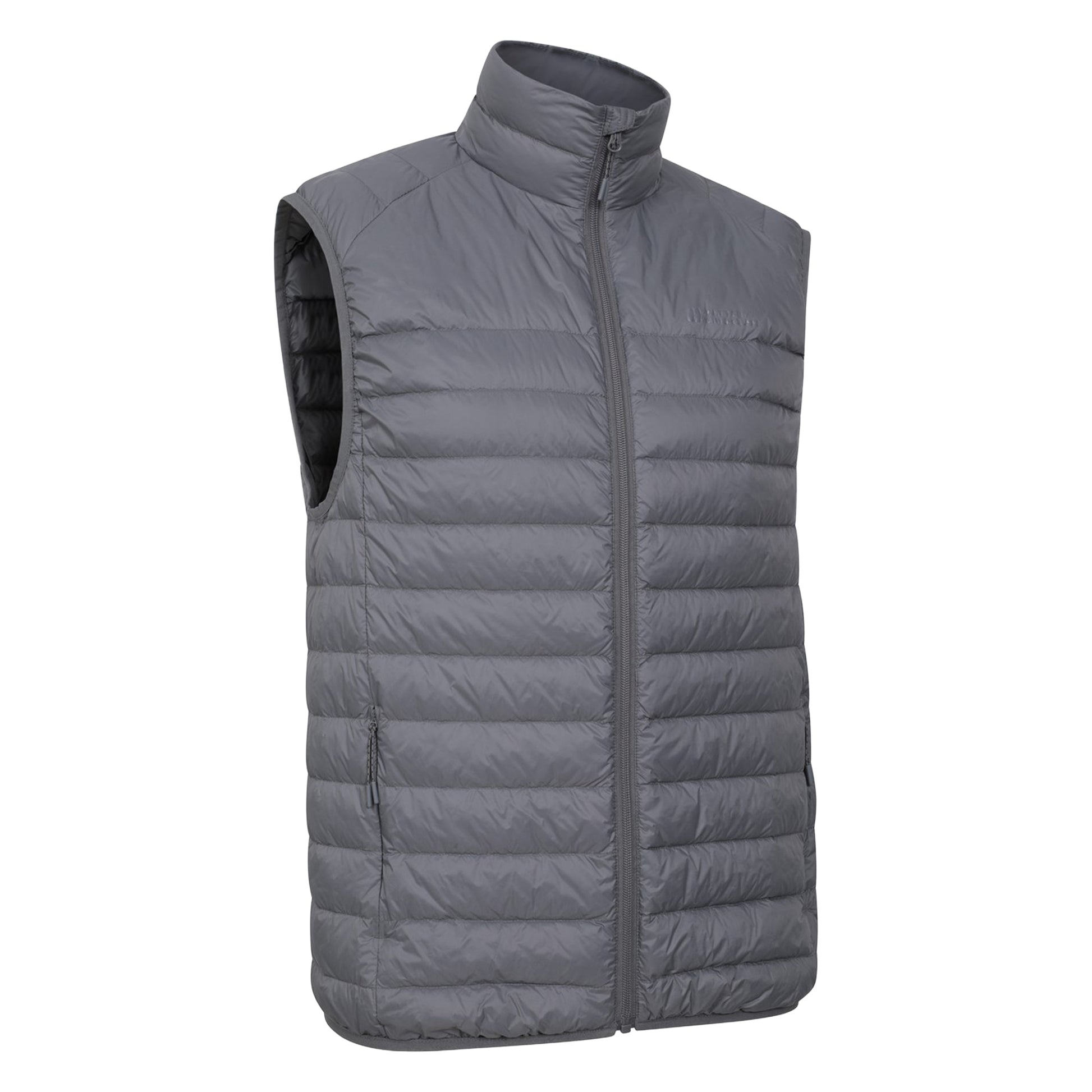 Grey - Side - Mountain Warehouse Mens Featherweight II Gilet