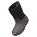 Black - Front - Mountain Warehouse Childrens-Kids Mucker Wellington Boots