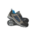Grey - Close up - Mountain Warehouse Mens Path Waterproof Walking Shoes