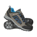 Grey - Close up - Mountain Warehouse Mens Path Waterproof Walking Shoes