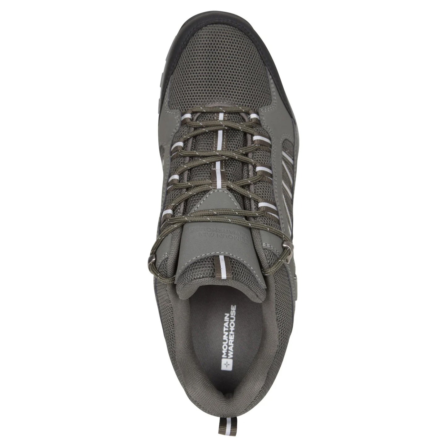 Khaki Green - Pack Shot - Mountain Warehouse Mens Path Waterproof Walking Shoes