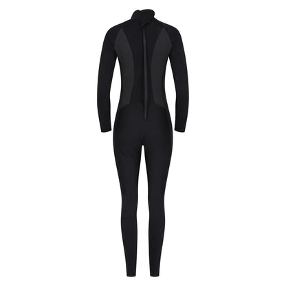Black - Back - Mountain Warehouse Womens-Ladies Full Wetsuit