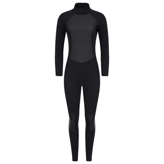 Black - Front - Mountain Warehouse Womens-Ladies Full Wetsuit