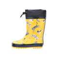 Yellow - Side - Mountain Warehouse Childrens-Kids II Patterned Winter Wellington Boots