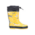 Yellow - Lifestyle - Mountain Warehouse Childrens-Kids II Patterned Winter Wellington Boots