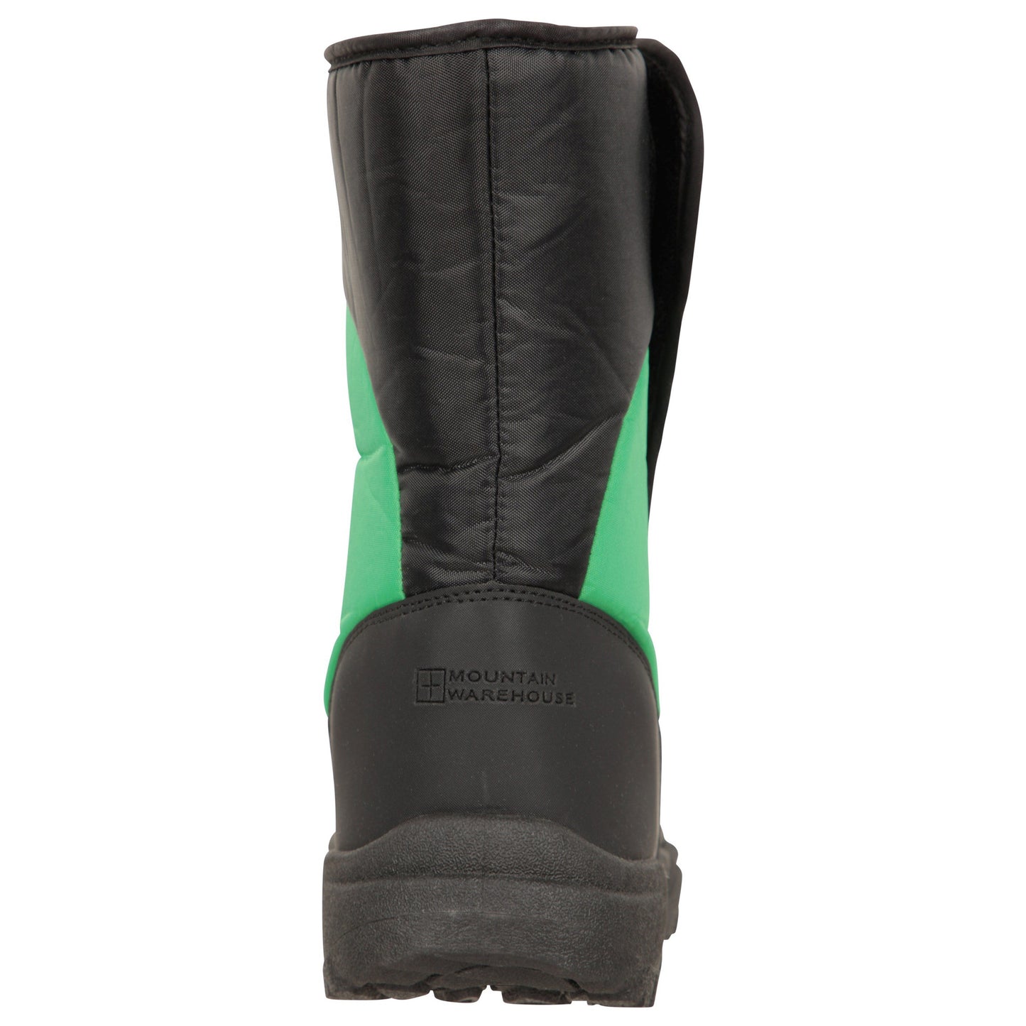 Green - Side - Mountain Warehouse Childrens-Kids Caribou Adaptive Striped Snow Boots