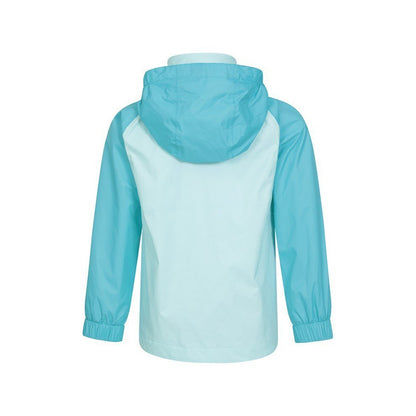 Pale Blue - Back - Mountain Warehouse Childrens-Kids Torrent II Waterproof Jacket