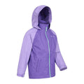 Lilac - Lifestyle - Mountain Warehouse Childrens-Kids Torrent II Waterproof Jacket
