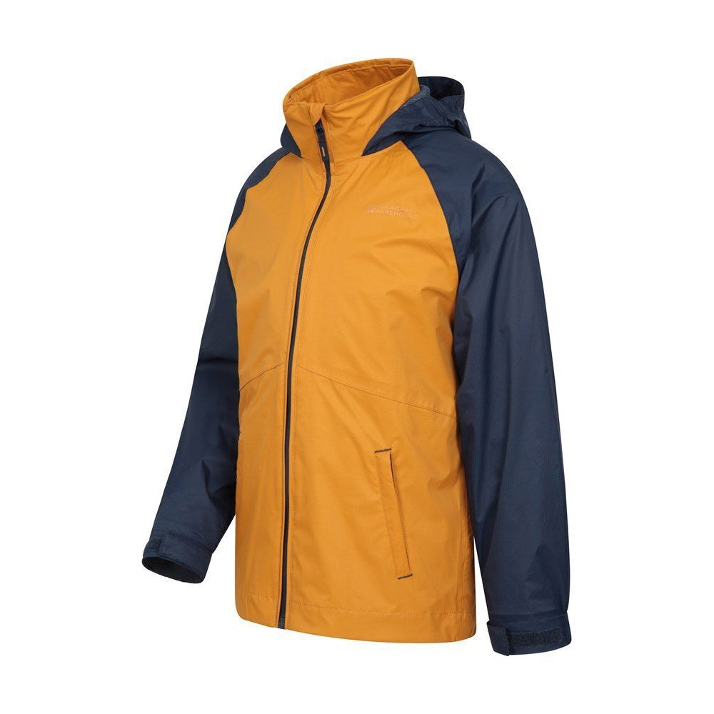Yellow - Side - Mountain Warehouse Childrens-Kids Torrent II Waterproof Jacket