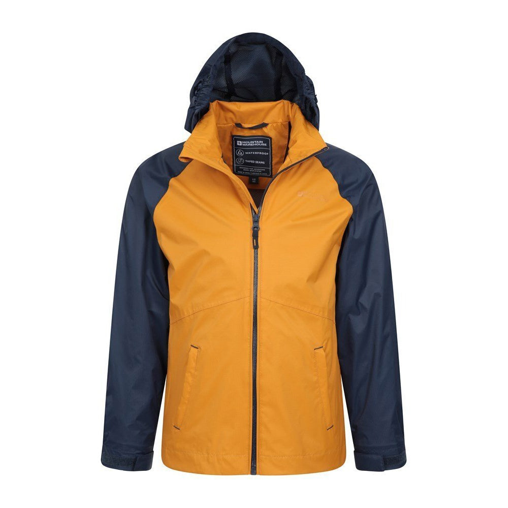 Yellow - Lifestyle - Mountain Warehouse Childrens-Kids Torrent II Waterproof Jacket
