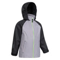 Light Grey - Back - Mountain Warehouse Childrens-Kids Torrent II Waterproof Jacket