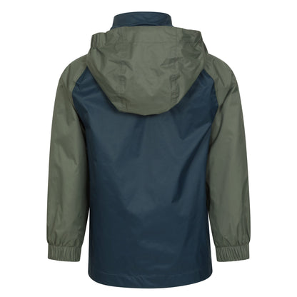 Dark Khaki - Back - Mountain Warehouse Childrens-Kids Torrent II Waterproof Jacket